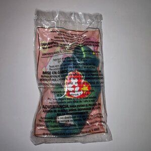 Ty Teenie Beanie Baby - Iggy the Iguana - McDonald's Happy Meal Toy - NiB